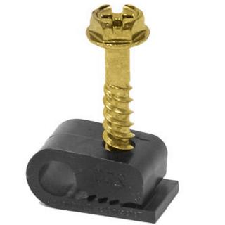 Telecrafter Screw Clip for Quad RG6 Cable